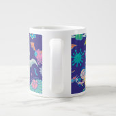 RICK EN MORTY™ | Onder geïnfecteerd celpatroon Grote Koffiekop (Achterkant)