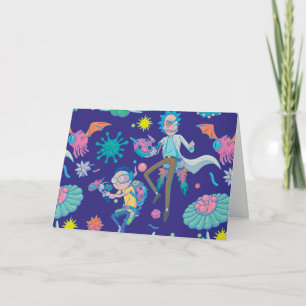 RICK EN MORTY™  Onder geïnfecteerd celpatroon Kaart