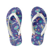 RICK EN MORTY™ | Onder geïnfecteerd celpatroon Kinder Teenslippers (Voetbed)