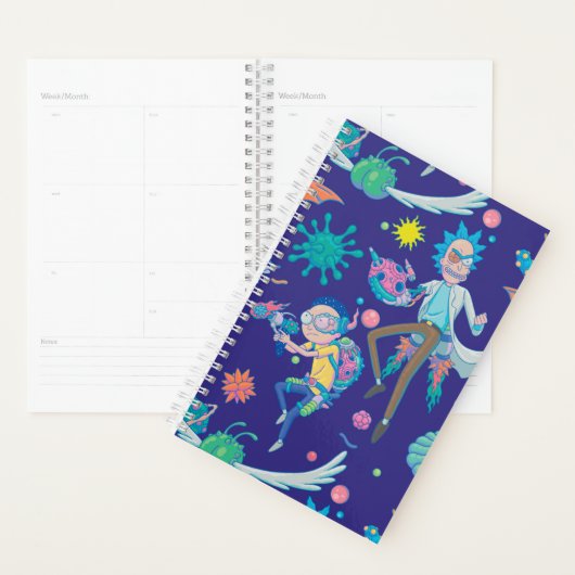 RICK EN MORTY™ | Onder geïnfecteerd celpatroon Planner (Display)