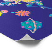 RICK EN MORTY™ | Onder geïnfecteerd celpatroon Poster (Hoek)