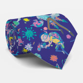 RICK EN MORTY™ | Onder geïnfecteerd celpatroon Stropdas (Opgerold)