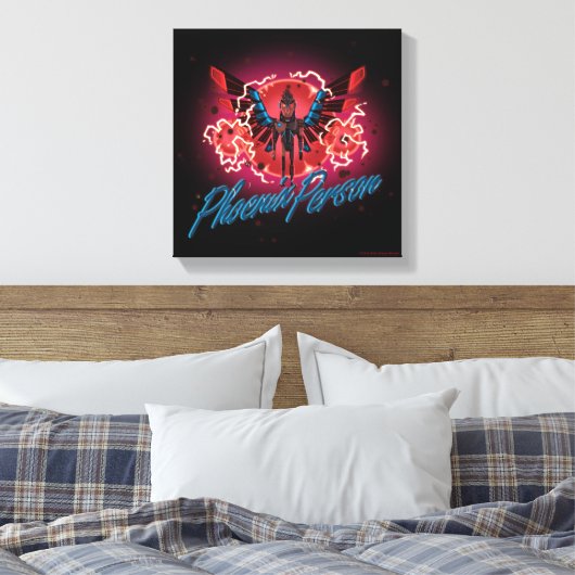 RICK EN MORTY™ | Phoenix Person Canvas Afdruk (Insitu (Slaapkamer))