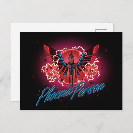 RICK EN MORTY™ | Phoenix Person Uitnodiging Briefkaart (Voorkant / Achterkant)