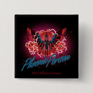 RICK EN MORTY™   Phoenix Person Vierkante Button 5,1 Cm