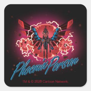 RICK EN MORTY™   Phoenix Person Vierkante Sticker