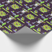 RICK EN MORTY™ | Pickle Rick Portal Patroon Cadeaupapier (Hoek)