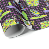 RICK EN MORTY™ | Pickle Rick Portal Patroon Cadeaupapier (Rol Hoek)