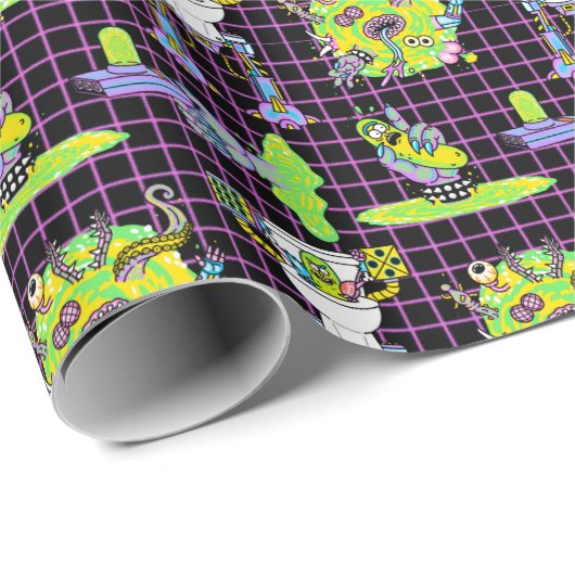 RICK EN MORTY™ | Pickle Rick Portal Patroon Cadeaupapier (Rol Hoek)