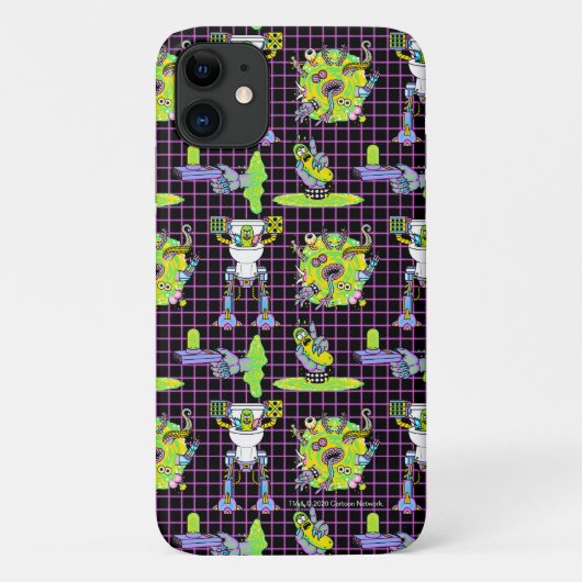 RICK EN MORTY™ | Pickle Rick Portal Patroon Case-Mate iPhone Case (Achterkant)