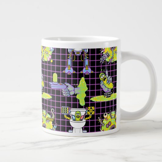 RICK EN MORTY™ | Pickle Rick Portal Patroon Grote Koffiekop (Rechts)