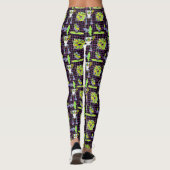 RICK EN MORTY™ | Pickle Rick Portal Patroon Leggings (Achterkant)