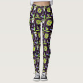 RICK EN MORTY™ | Pickle Rick Portal Patroon Leggings (Voorkant)