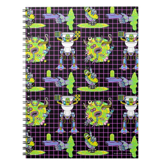 RICK EN MORTY™ | Pickle Rick Portal Patroon Notitieboek (Voorkant)