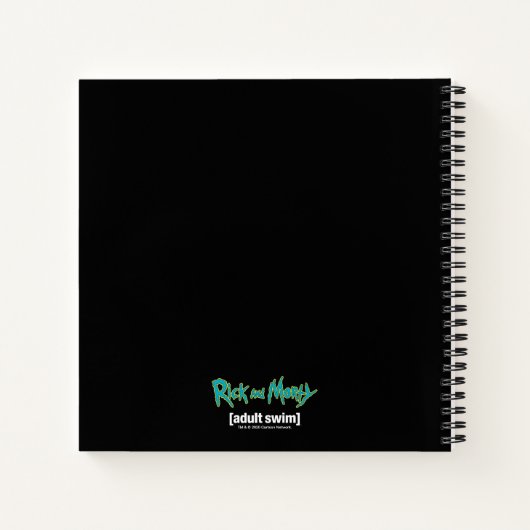 RICK EN MORTY™ | Pickle Rick Portal Patroon Notitieboek (Achterkant)