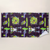 RICK EN MORTY™ | Pickle Rick Portal Patroon Strandlaken (Voorkant)