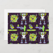 RICK EN MORTY™ | Pickle Rick Portal Patroon Uitnodiging Briefkaart (Voorkant / Achterkant)