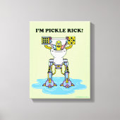RICK EN MORTY™ | Pickle Rick Toilet Mech Canvas Afdruk (Voorkant)