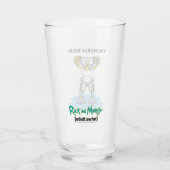 RICK EN MORTY™ | Pickle Rick Toilet Mech Glas (Achterkant)