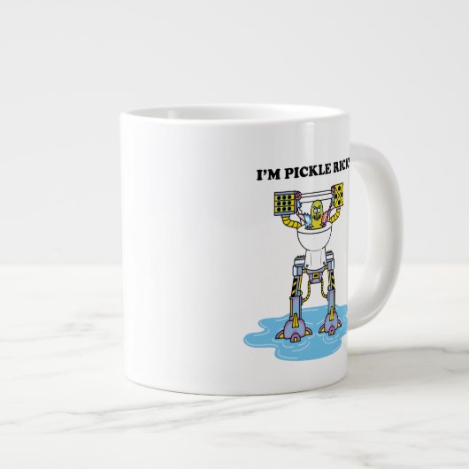 RICK EN MORTY™ | Pickle Rick Toilet Mech Grote Koffiekop (Voorkant rechts)