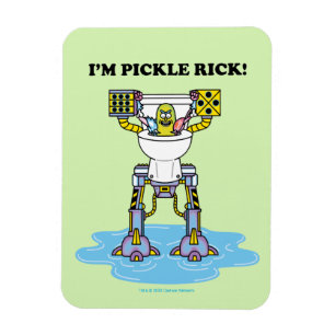 RICK EN MORTY™ Pickle Rick Toilet Mech Magneet