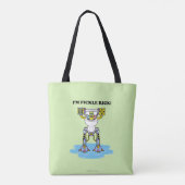 RICK EN MORTY™ | Pickle Rick Toilet Mech Tote Bag (Achterkant)
