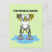 RICK EN MORTY™ | Pickle Rick Toilet Mech Uitnodiging Briefkaart (Voorkant)