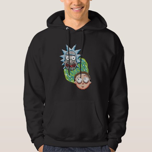 RICK EN MORTY™ | Pixelverse Portal Grafisch Hoodie (Voorkant)