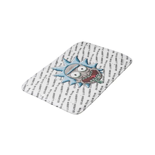 RICK EN MORTY™ | Pixelverse Rick Drooling Head Badmat (Gekanteld)