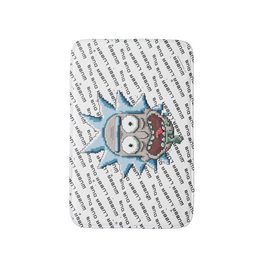 RICK EN MORTY™ | Pixelverse Rick Drooling Head Badmat (Voorkant Verticaal)