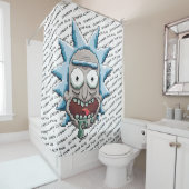 RICK EN MORTY™ | Pixelverse Rick Drooling Head Douchegordijn (In situ)