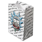 RICK EN MORTY™ | Pixelverse Rick Drooling Head Medium Cadeauzakje (Achterkant Gekanteld)