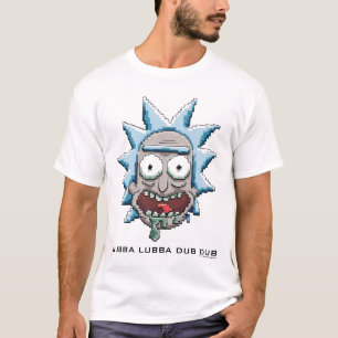 RICK EN MORTY™   Pixelverse Rick Drooling Head T-shirt