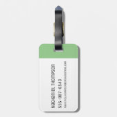 RICK EN MORTY™ | Poortredding Bagagelabel (Achterkant verticaal)