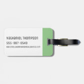 RICK EN MORTY™ | Poortredding Bagagelabel (Achterkant horizontaal)