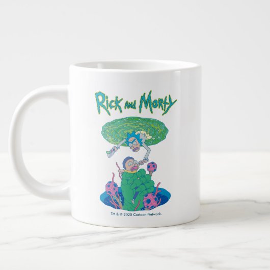 RICK EN MORTY™ | Poortredding Grote Koffiekop (Links)