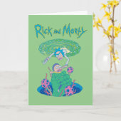 RICK EN MORTY™ | Poortredding Kaart (Gele Bloem)