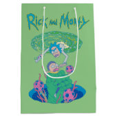RICK EN MORTY™ | Poortredding Medium Cadeauzakje (Achterkant)