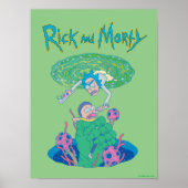 RICK EN MORTY™ | Poortredding Poster (Voorkant)