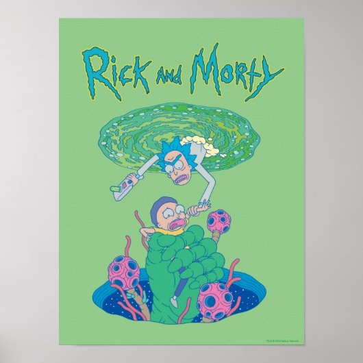 RICK EN MORTY™ | Poortredding Poster (Voorkant)