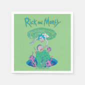RICK EN MORTY™ | Poortredding Servet (Voorkant)
