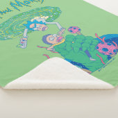 RICK EN MORTY™ | Poortredding Sherpa Deken (3/4)