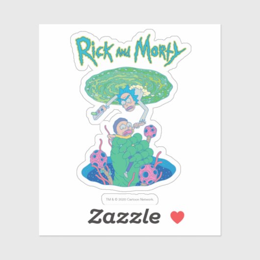 RICK EN MORTY™ | Poortredding Sticker (Vel)