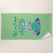 RICK EN MORTY™ | Poortredding Strandlaken (Voorkant)