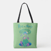 RICK EN MORTY™ | Poortredding Tote Bag (Achterkant)