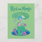RICK EN MORTY™ | Poortredding Uitnodiging Briefkaart (Voorkant)