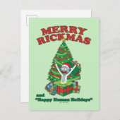 Rick en Morty | Portaal Rick Prettig Rickmasfeest Feestdagenkaart (Voorkant / Achterkant)