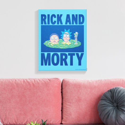 RICK EN MORTY™ | Portaal zoeken Canvas Afdruk (Insitu (Woonkamer))