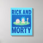 RICK EN MORTY™ | Portaal zoeken Canvas Afdruk (Voorkant)