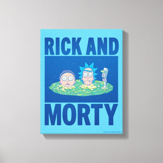 RICK EN MORTY™ | Portaal zoeken Canvas Afdruk (Voorkant)